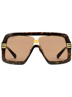 Gucci Eyewear солнцезащитные очки в квадратной оправе