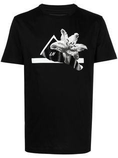 Les Hommes футболка с цветочным принтом