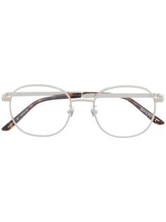 Gucci Eyewear очки в круглой оправе с логотипом