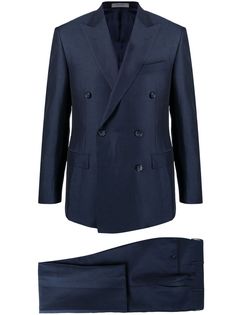 Corneliani костюм с двубортным пиджаком