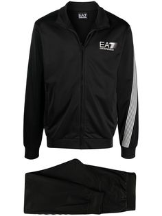 Ea7 Emporio Armani спортивная куртка на молнии с логотипом