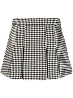 RED Valentino шорты с узором Vichy