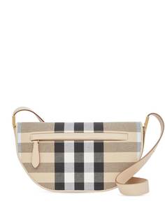 Burberry мини-сумка на плечо Olympia в клетку