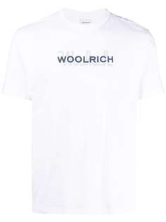 Woolrich футболка с логотипом