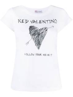 RED Valentino футболка Follow Your Heart