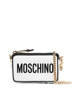 Moschino сумка на плечо с логотипом