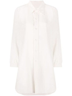 Maison Margiela длинная рубашка строгого кроя