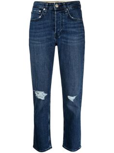 Rag & Bone укороченные джинсы Maya с завышенной талией