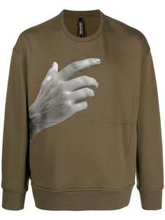 Neil Barrett толстовка с принтом The Other Hand Series