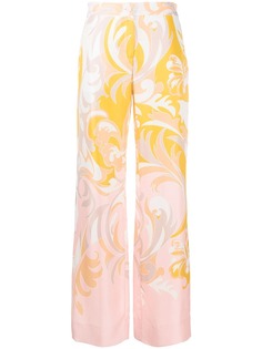 Emilio Pucci широкие брюки с принтом