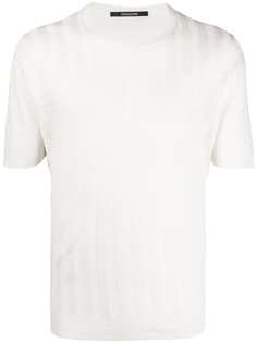 Tagliatore полосатая футболка с короткими рукавами