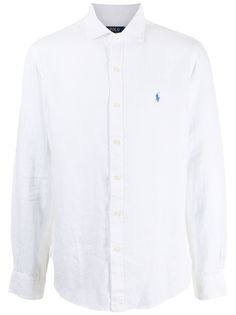 Polo Ralph Lauren рубашка с длинными рукавами и вышитым логотипом