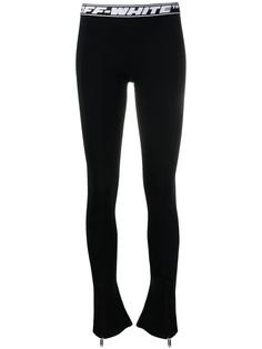 Off-White легинсы с логотипом