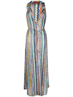 Missoni Mare трикотажное платье с узором зигзаг