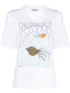 LANVIN футболка Jeanne Lanvin с принтом