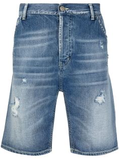 Dondup джинсовые шорты с эффектом потертости