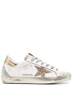 Golden Goose кеды Super-Star с блестками