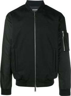 Dsquared2 куртка-бомбер с карманом на рукаве