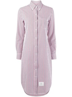 Thom Browne платье-рубашка с полосками RWB