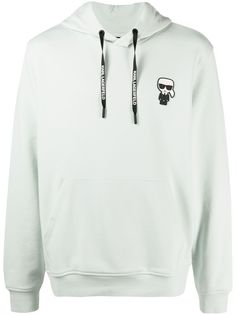 Karl Lagerfeld худи с нашивкой Ikonik