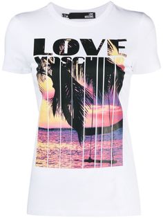 Love Moschino футболка с фотопринтом