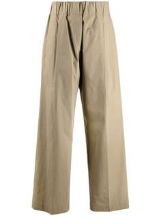 Erika Cavallini широкие брюки с эластичным поясом