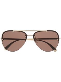 Versace Eyewear солнцезащитные очки-авиаторы Glam