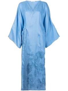 Vita Kin кимоно с вышивкой и длинными рукавами