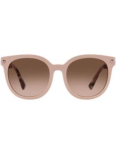 Valentino Eyewear солнцезащитные очки в круглой оправе