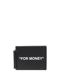 Off-White кошелек с принтом For Money