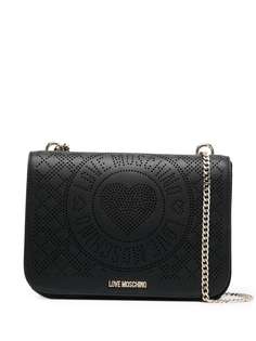 Love Moschino сумка на плечо с перфорированным логотипом