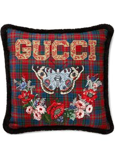 Gucci подушка с принтом