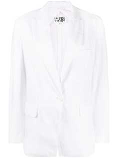 MM6 Maison Margiela однобортный блейзер