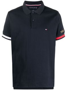 Tommy Hilfiger рубашка поло с вышитым логотипом