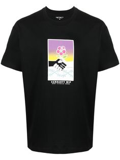 Carhartt WIP футболка из органического хлопка с графичным принтом