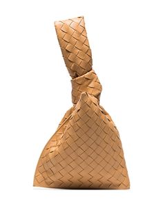 Bottega Veneta клатч Twist с плетением Intrecciato