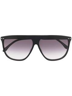 Isabel Marant Eyewear солнцезащитные очки в массивной оправе