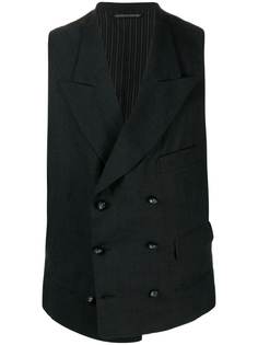 Yohji Yamamoto двубортный жилет