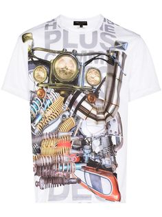 Comme Des Garçons Homme Plus футболка с графичным принтом