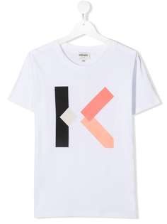 Kenzo Kids футболка с графичным принтом