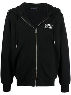 Diesel худи на молнии с логотипом