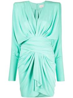 Alexandre Vauthier платье из джерси с драпировкой