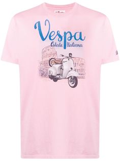 Mc2 Saint Barth футболка Vespa с графичным принтом