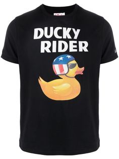 Mc2 Saint Barth футболка Ducky Rider с графичным принтом