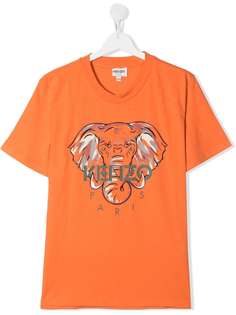 Kenzo Kids футболка с принтом
