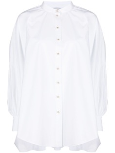 LANVIN расклешенная блузка без воротника