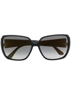 Jimmy Choo Eyewear солнцезащитные очки Cloes в массивной оправе