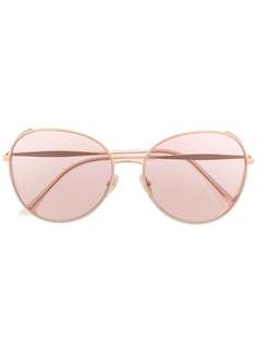 Jimmy Choo Eyewear солнцезащитные очки в оправе кошачий глаз