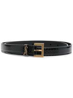 Saint Laurent ремень с монограммой