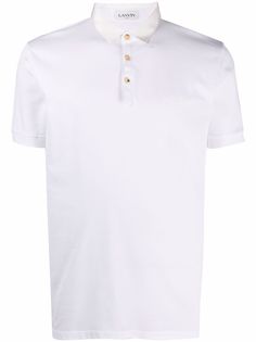 LANVIN рубашка поло с вышитым логотипом